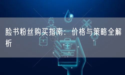 脸书粉丝购买指南:价格与策略全解析