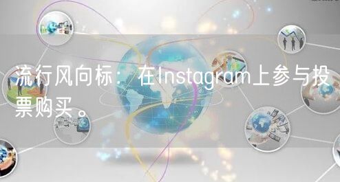 流行风向标：在Instagram上参与投票购买。