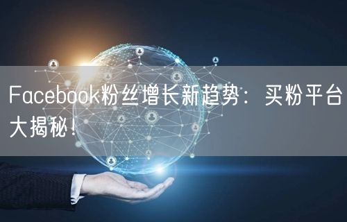 Facebook粉丝增长新趋势：买粉平台大揭秘！