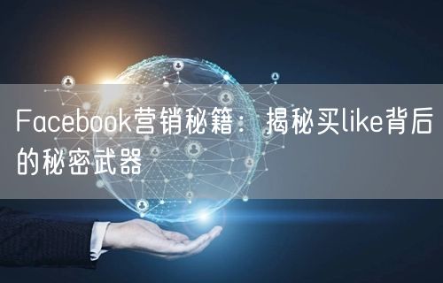 Facebook营销秘籍：揭秘买like背后的秘密武器