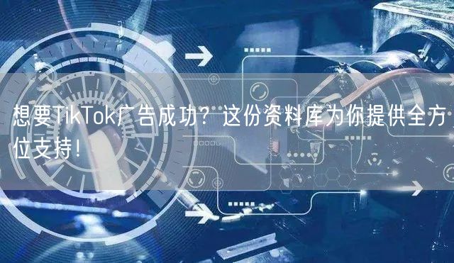 想要TikTok广告成功？这份资料库为你提供全方位支持！