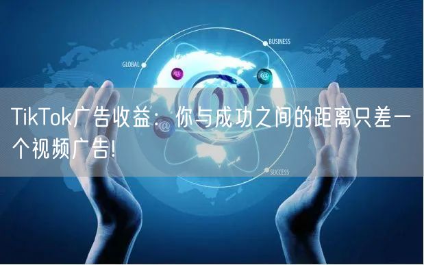 TikTok广告收益：你与成功之间的距离只差一个视频广告!