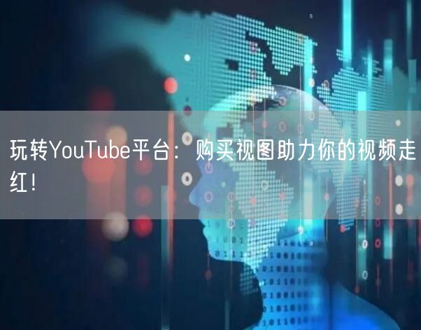 玩转YouTube平台：购买视图助力你的视频走红！
