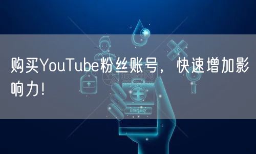 购买YouTube粉丝账号，快速增加影响力！