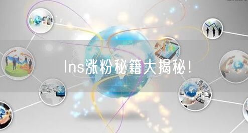 Ins涨粉秘籍大揭秘！
