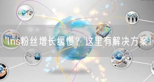 Ins粉丝增长缓慢？这里有解决方案！