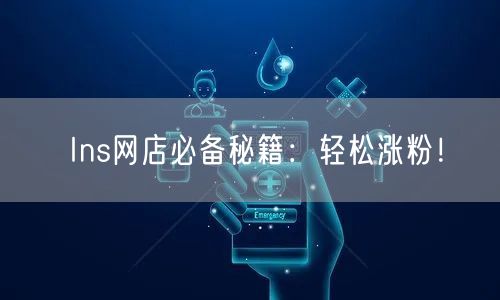 Ins网店必备秘籍：轻松涨粉！