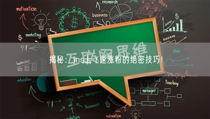 揭秘：Ins上飞速涨粉的绝密技巧！