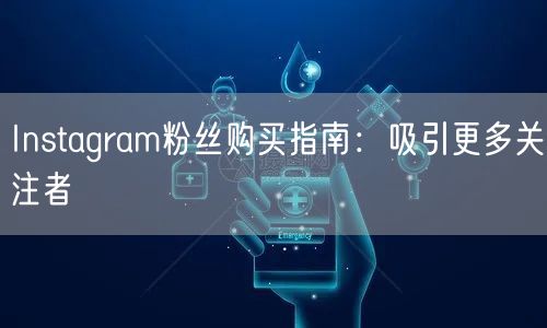 Instagram粉丝购买指南:吸引更多关注者