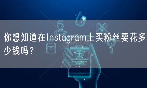 你想知道在Instagram上买粉丝要花多少钱吗？