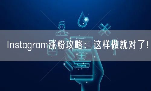 Instagram涨粉攻略：这样做就对了！
