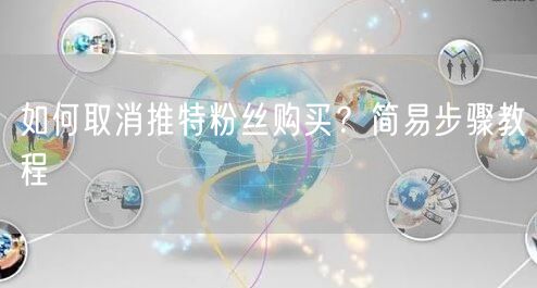 如何取消推特粉丝购买？简易步骤教程
