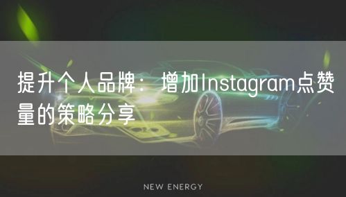 提升个人品牌：增加Instagram点赞量的策略分享